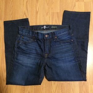 7 for all man kind skinny jeans NWOT. 31 petite